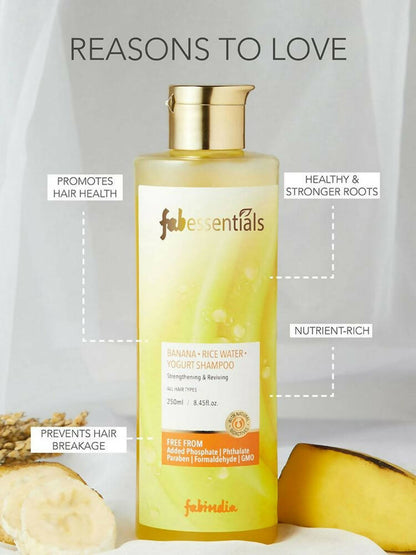 Fabessentials Banana Rice Water Yogurt Shampoo