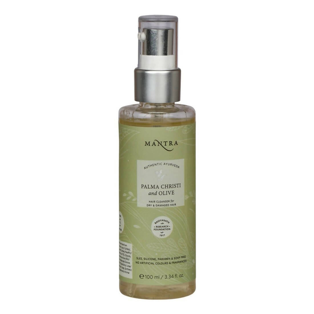 Mantra Herbal Palma Christi and Olive Hair Cleanser For Dry & Damaged Hair
