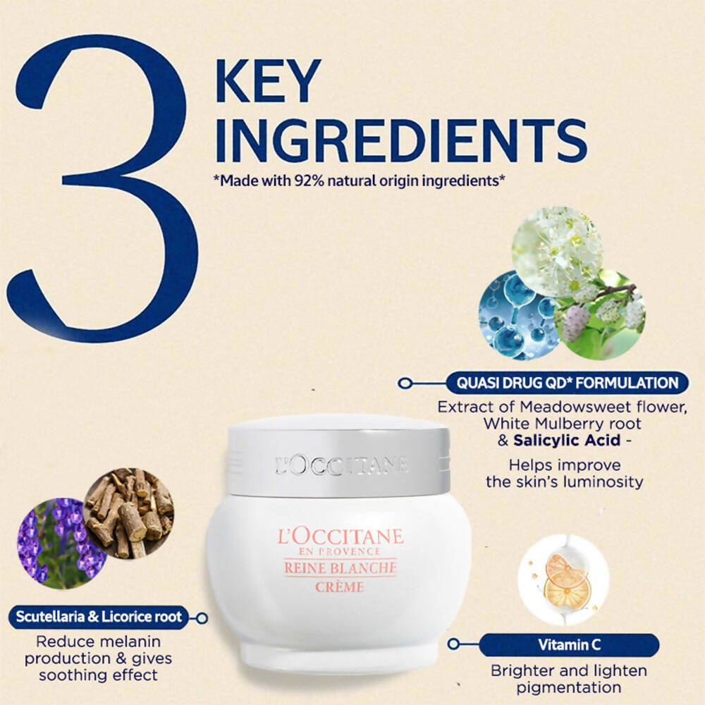 L'Occitane Reine Blanche Bright Revealing Face Cream