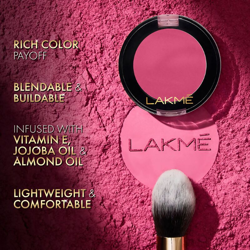 Lakme Face It Blush - Perfect Plum