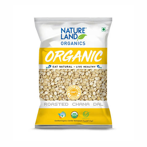 Nature Land Organics Roasted Chana Dal - BUDNE