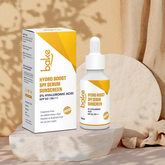 Bake 2% Hyaluronic Acid Hydro Boost Sunscreen Serum Spf 50 Pa+++