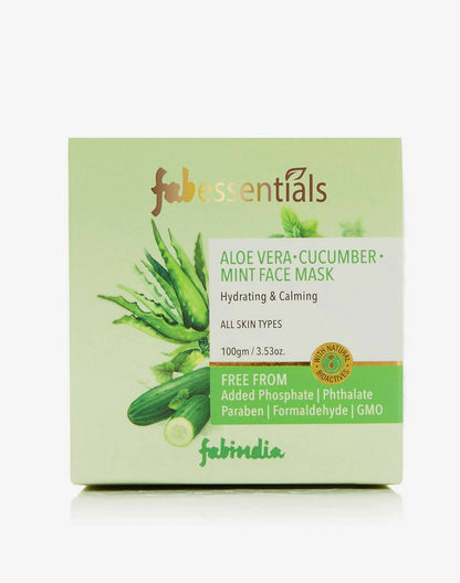 Fabessentials Aloe Vera Cucumber Mint Face Mask