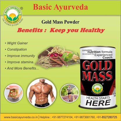 Basic Ayurveda Gold Mass Powder