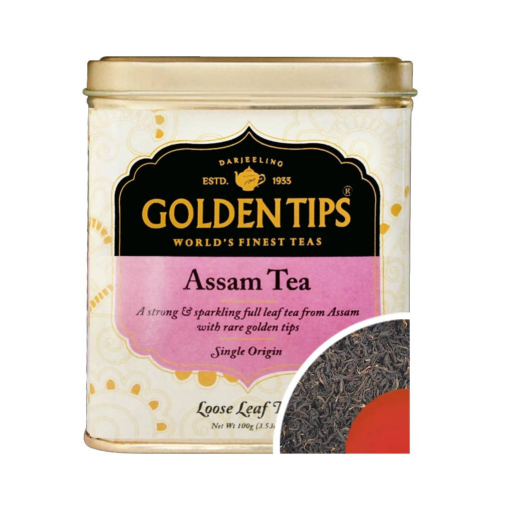 Golden Tips Assam Tea - Tin Can - BUDNE