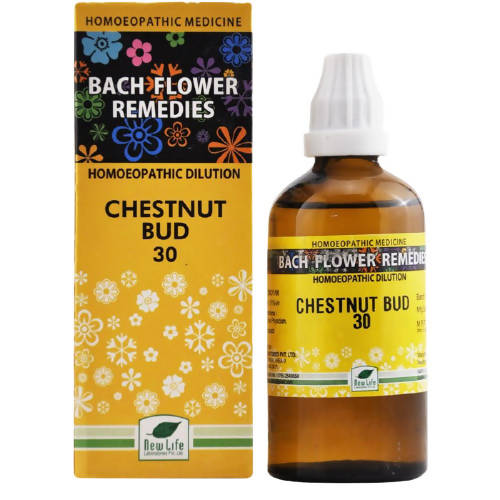 New Life Homeopathy Bach Flower Remedies Chestnut Bud Dilution