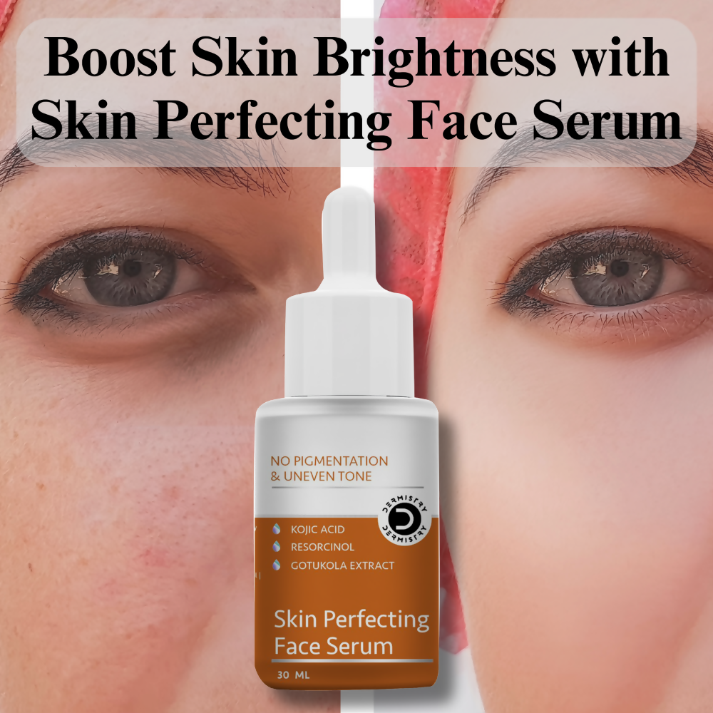 Dermistry Skin Perfecting Fairness Face Serum Resorcinol Kojic Acid Hyper Pigmentation Uneven Tone