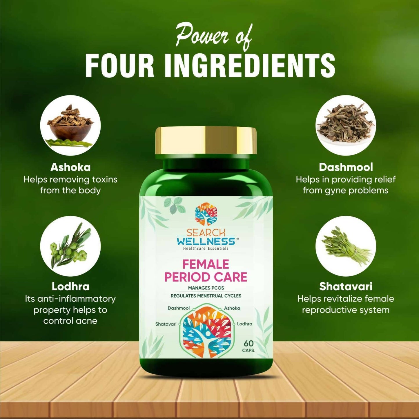 Search Wellness Female Period Care Capsules