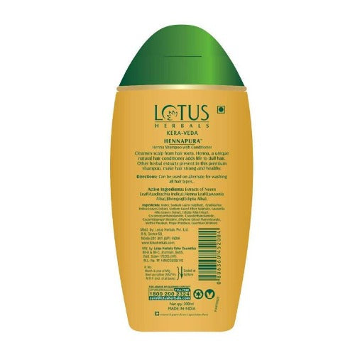 Lotus Herbals Kera-Veda Hennapura Henna Shampoo With Conditioner