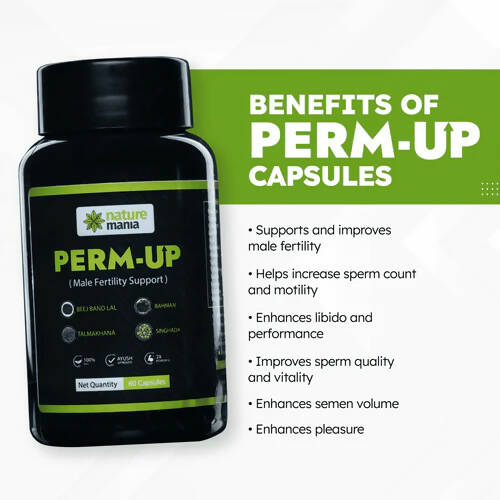 Nature Mania Perm-Up Capsules (Male Sperm Count Booster)