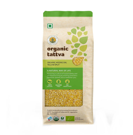 Organic Tattva Moong Dal Yellow Split - 1KG