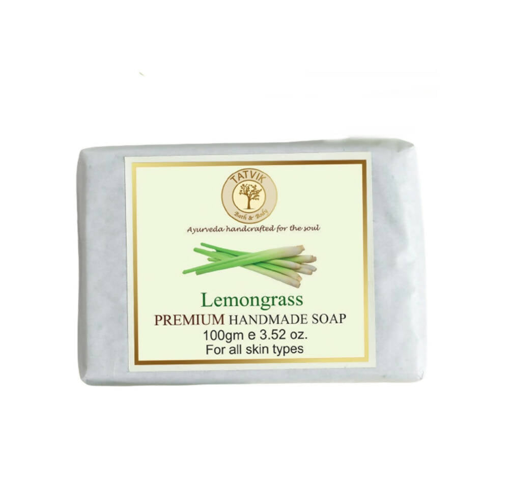 Tatvik Ayurveda Lemongrass Soap - BUDEN