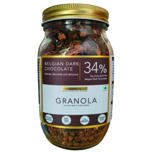 Thenibblebox Belgian Dark Chocolate Granola - BUDNE