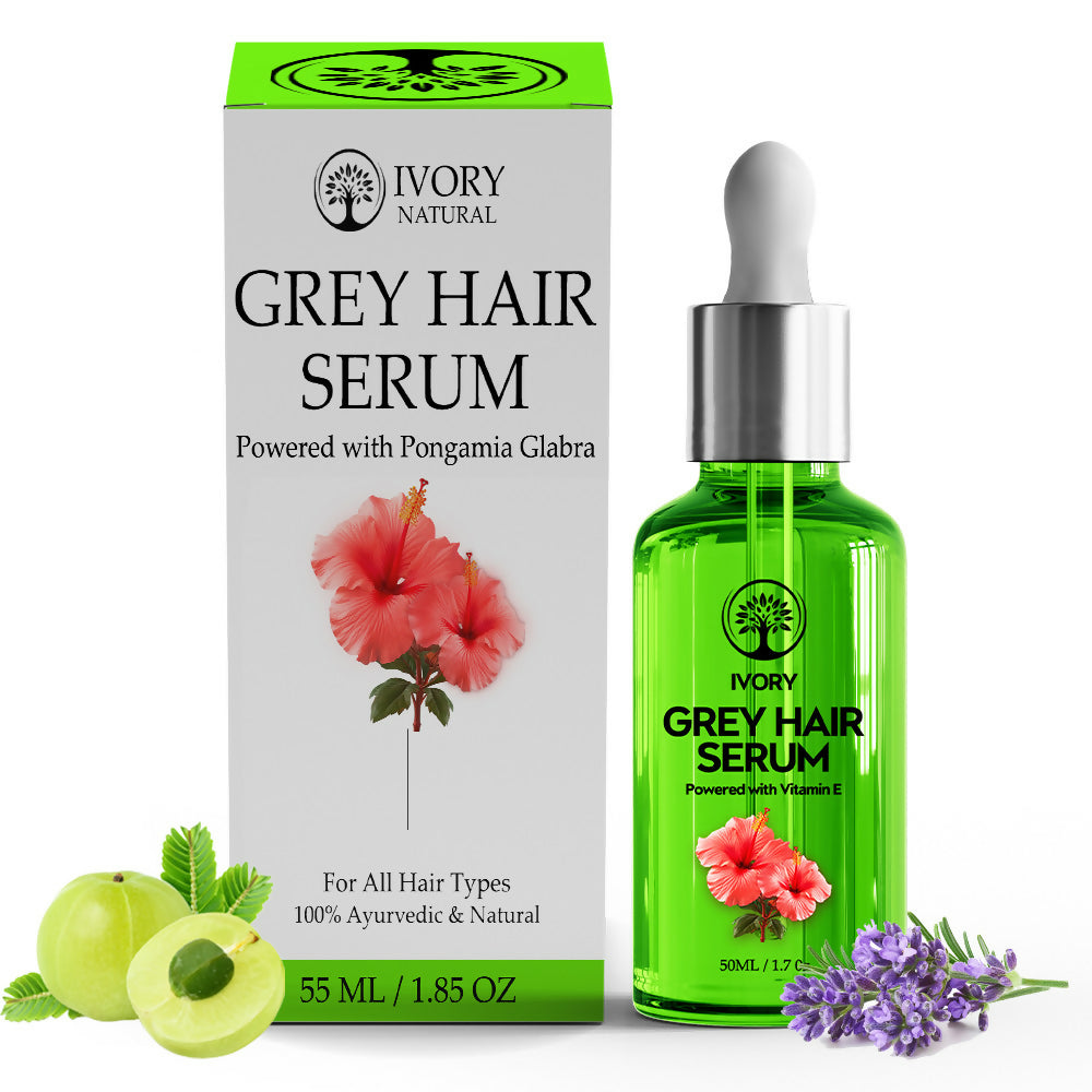 Ivory Natural Grey Hair Serum - Restore Natural Hair Color
