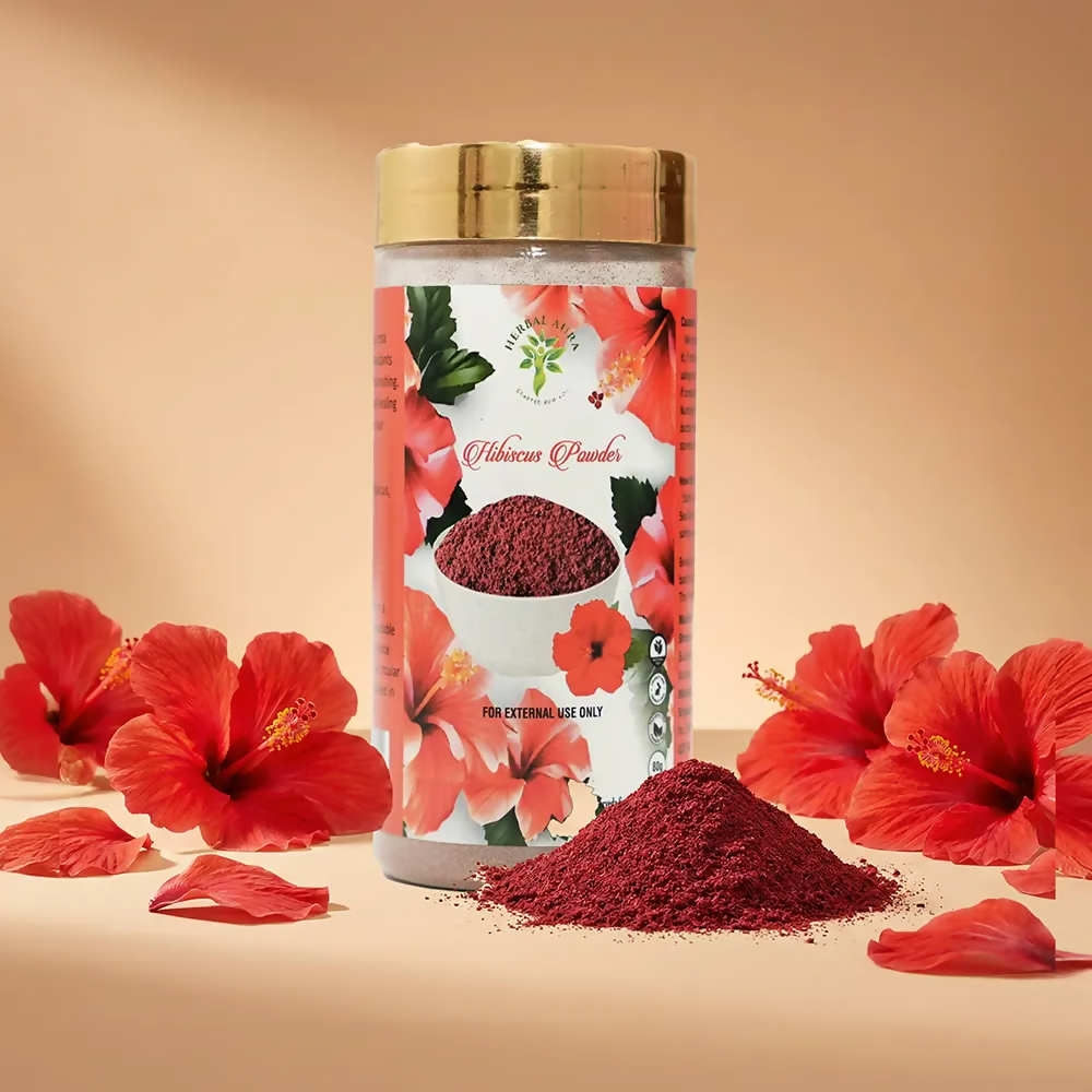 Herbal Aura Hibiscus Powder - 80GM