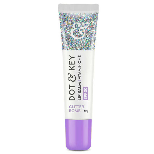 Dot & Key Glitter Bomb Lightweight Vitamin C + E & SPF 30 PA+++ Lip Balm - BUDNE