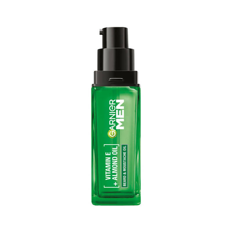 Garnier Men Beard & Moustache Oil With Vitamin E And Almond Oil - BUDNE