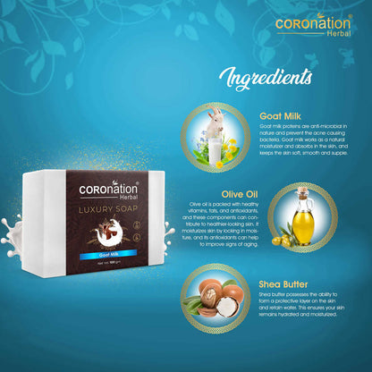 Coronation Herbal Goat Milk Luxury Soap