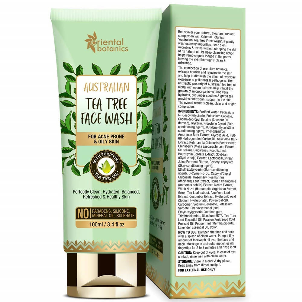 Oriental Botanics Australian Tea Tree Face Wash