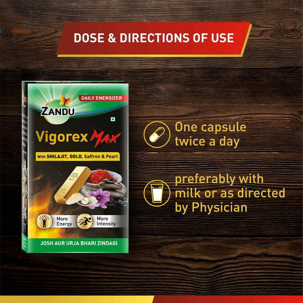 Zandu Vigorex Max Capsules