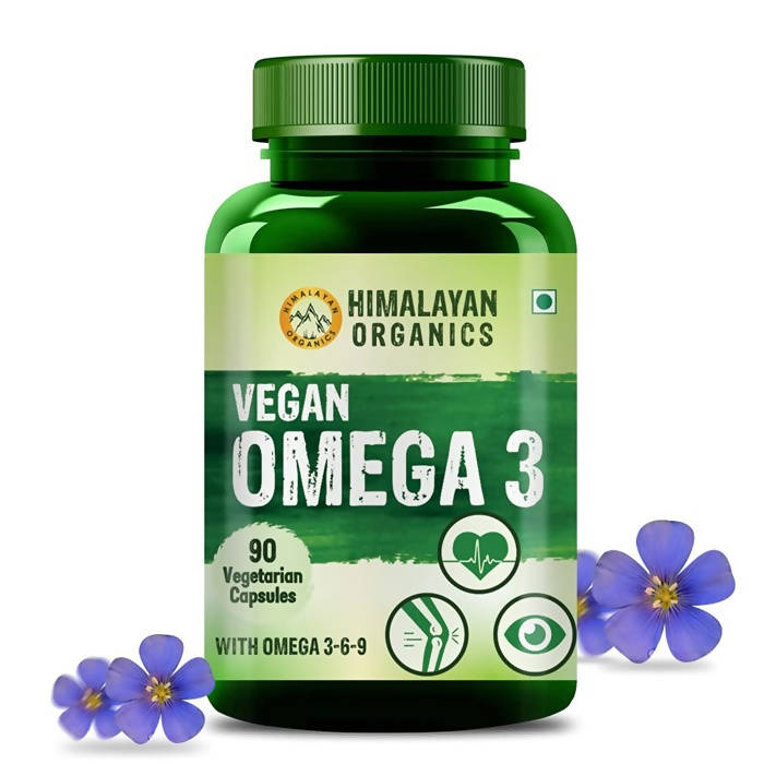 Himalayan Organics Vegan Omega 3 Vegetarian Capsules