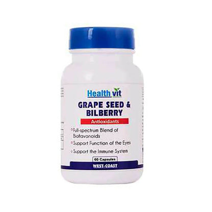 Healthvit Grape Seed And Bilberry Capsules