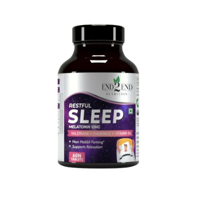 End2End Nutrition Restful Sleep Melatonin Tablets