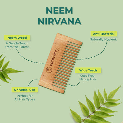 Careberry Neem Nirvana Shampoo Comb