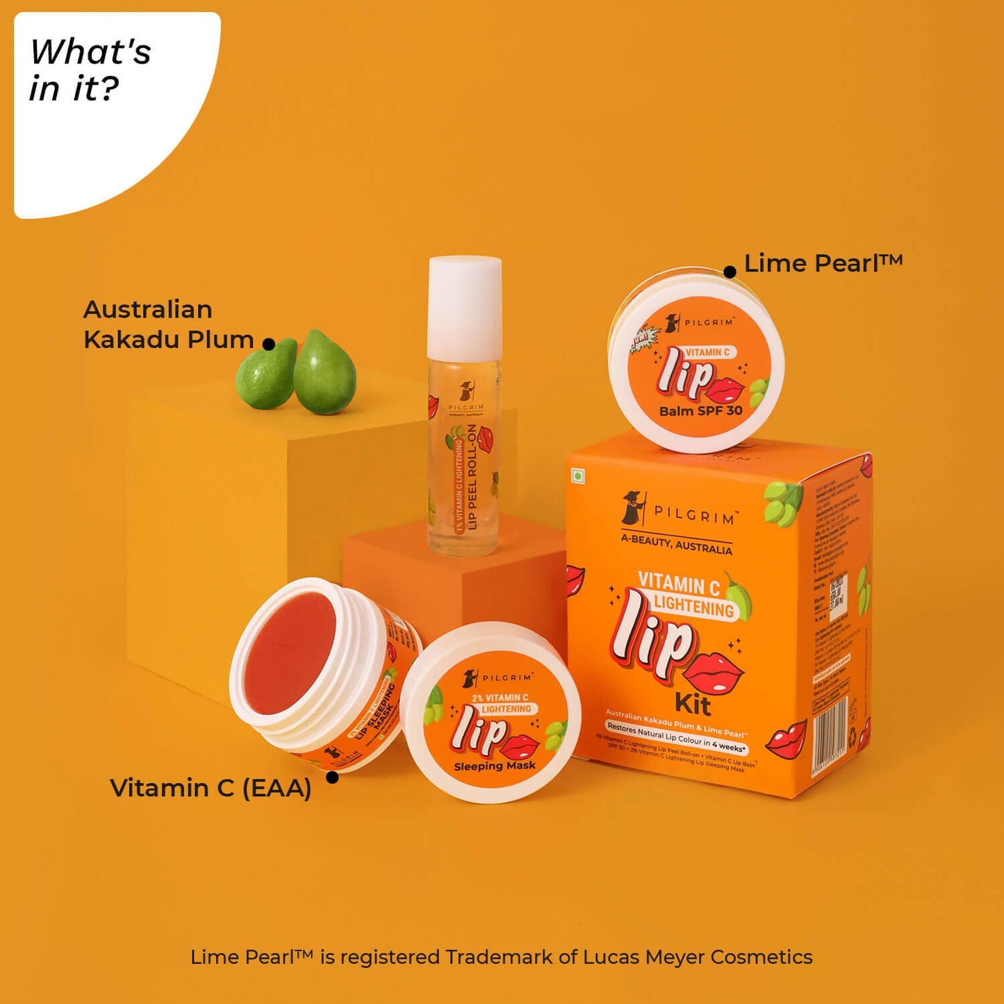 Pilgrim Vitamin C Lip Lightening Kit