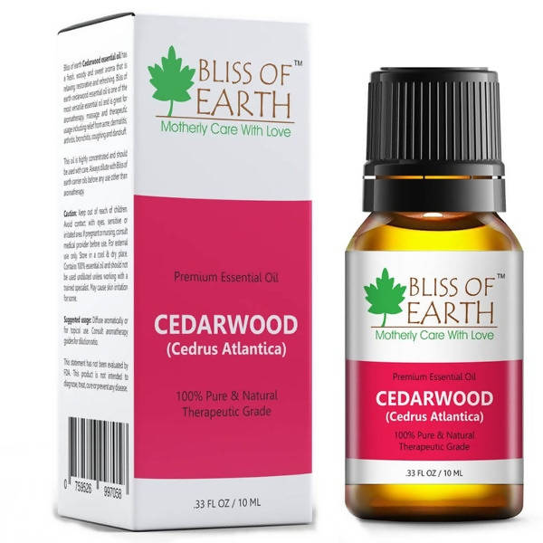 Bliss of Earth Premium Essential Oil Cedarwood - buy in USA, Australia, Canada