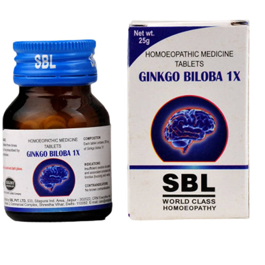 SBL Homeopathy Ginko Biloba Tablets - BUDEN