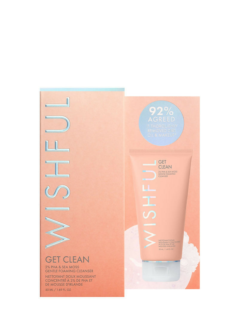 Wishful Get Clean 2% PHA & Sea Mossgentle Foaming Cleanser