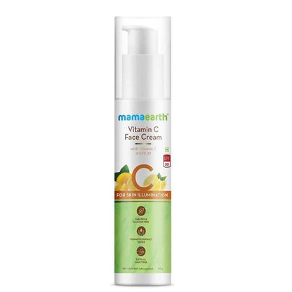 Mamaearth Vitamin C Face Cream + Face Mask + Face Toner Combo