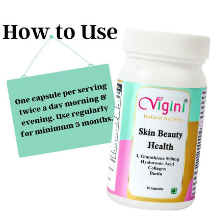 Vigini Natural Active Skin Beauty Health Capsules for Men Women