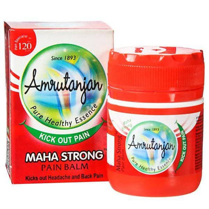 Amrutanjan Maha Strong Pain Balm Red