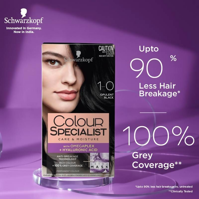 Schwarzkopf Colour Specialist Permanent Hair Colour - 1.0 Opulent Black