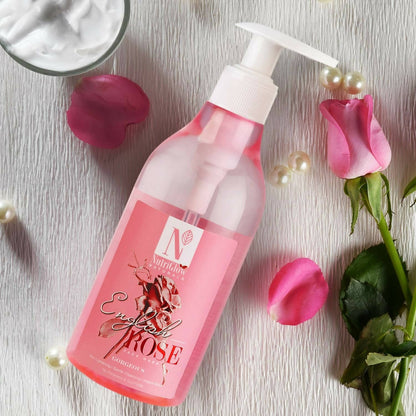 NutriGlow NATURAL'S English Rose Face Wash /With Natural Source Ingredients/Clean The Skin/ Glow / Cleansing