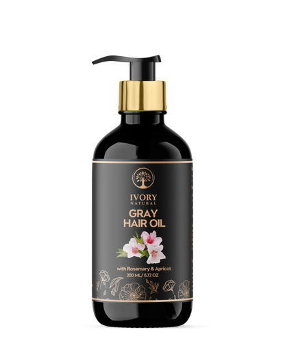 Ivory Natural Gray Oil Restore Natural Black Hair And Shine
