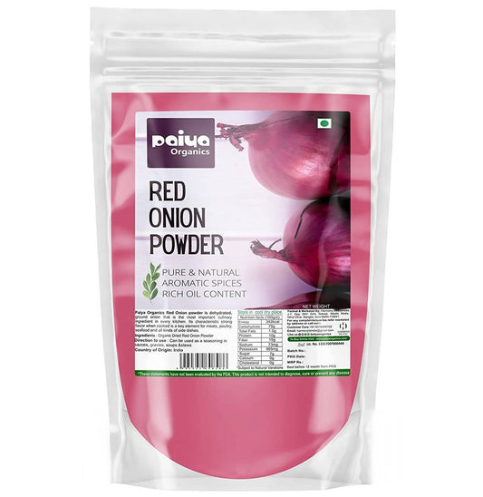 Paiya Organics Red Onion Powder -  USA, Australia, Canada 