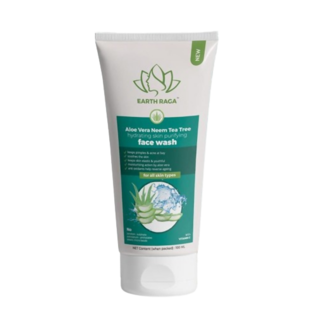 Earthraga Aloe Vera Neem Tea Tree Face Wash