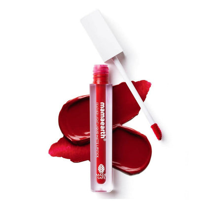 Mamaearth Feather Light Liquid Matte Lipstick - Red Velvet