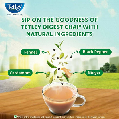 Tetley Digest Chai Loose Leaf Black Tea