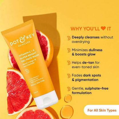 Dot & Key Vitamin C+E Super Bright Gel Face Wash