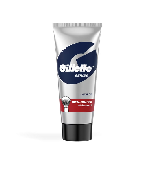 Gillette Series Ultra Comfort Tube Shave Gel - usa canada australia