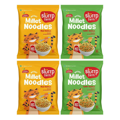 Slurrp Farm No Maida Instant Millet Noodles Combo