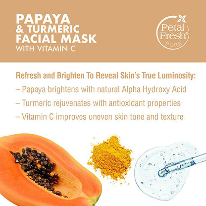 Petal Fresh Brightening Papaya & Turmeric Facial Mask