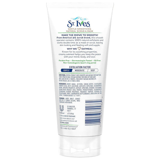 St. Ives Gentle Smoothing Oatmeal Scrub and Mask