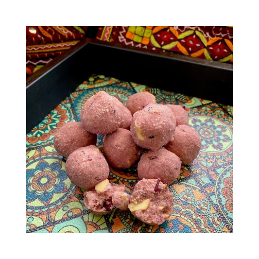 Mylapore Kitchens Rose Rava Laddu - fragile