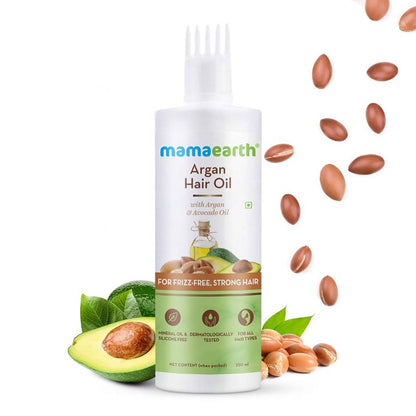 Mamaearth Argan Hair Oil with Argan Oil & Avocado Oil