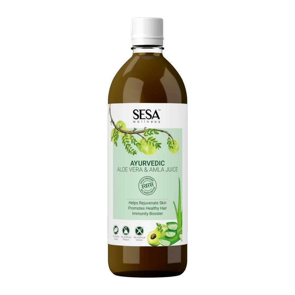 Sesa Wellness Ayurvedic Aloe Vera & Amla Juice - usa canada australia